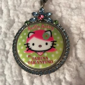 Tarina Tarintino Pink Head Hello Kitty Necklace